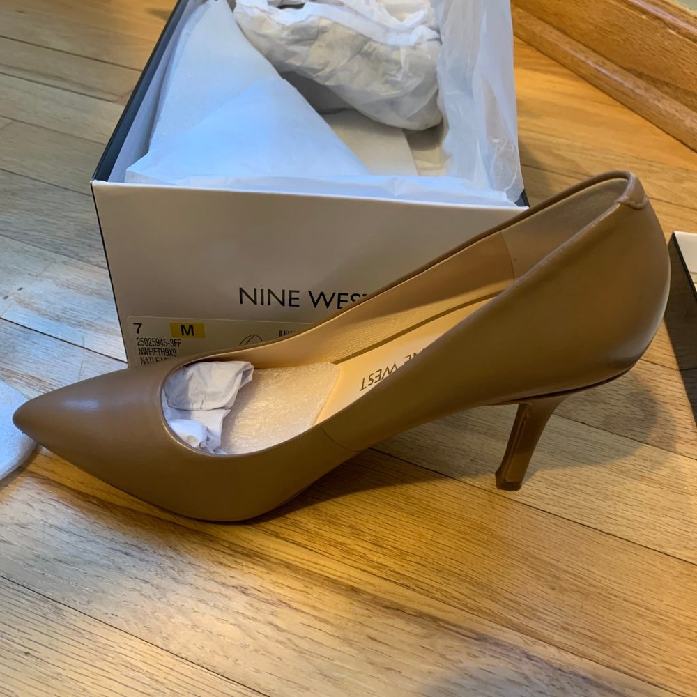 Nine West Nude Heels
